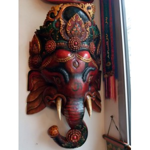 Ganesh made from wood