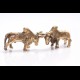 Petites statuettes (yaks, crocodiles, éléphants)
