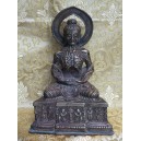 Antique statue de Bouddha en méditation